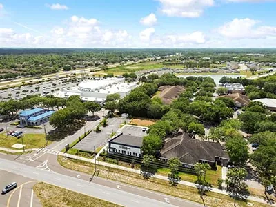 aerial view of New Port Richey, FL